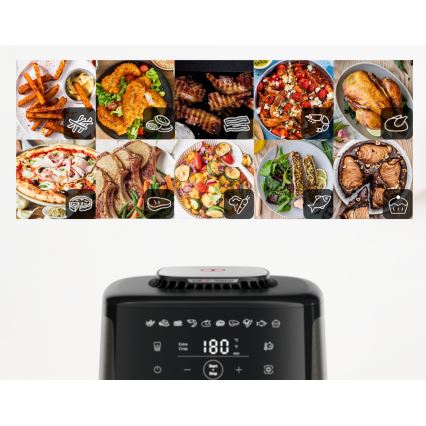 Tefal - Freidora de aire de 5 L EASY FRY SILENCE COAL 1400-1670W/230V