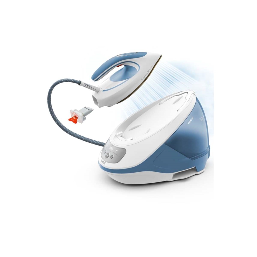Tefal - Generador de vapor EXPRESS PROTECT 2800W/230V azul