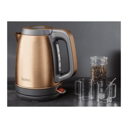 Tefal - Hervidor eléctrico COPPERTINTO 1,7 l 2400W/230V