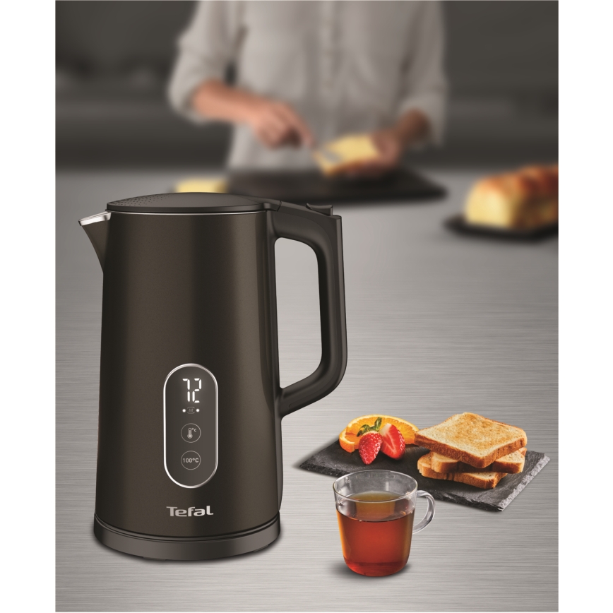 Tefal - Hervidor eléctrico DIGITAL 1,7 l 1800 W/230 V