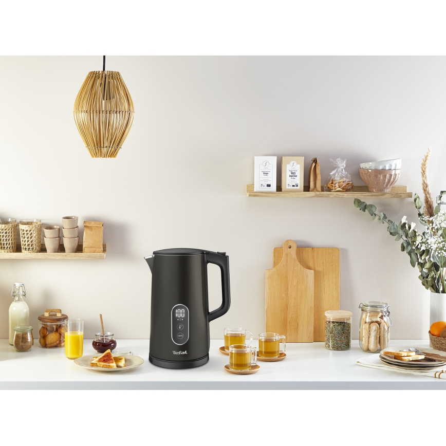Tefal - Hervidor eléctrico DIGITAL 1,7 l 1800 W/230 V