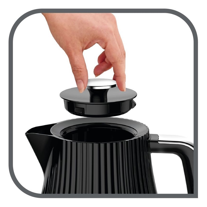 Tefal - Hervidor eléctrico LOFT 1,7 l 2400W/230V negro