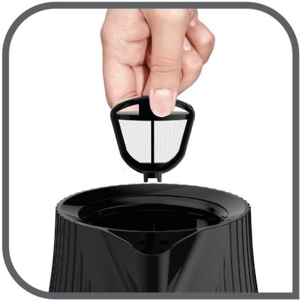 Tefal - Hervidor eléctrico LOFT 1,7 l 2400W/230V negro
