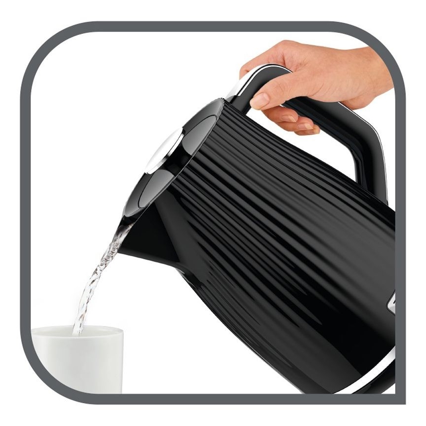 Tefal - Hervidor eléctrico LOFT 1,7 l 2400W/230V negro