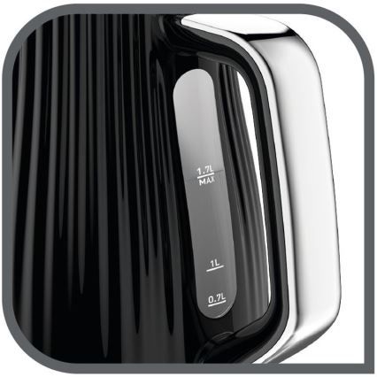 Tefal - Hervidor eléctrico LOFT 1,7 l 2400W/230V negro