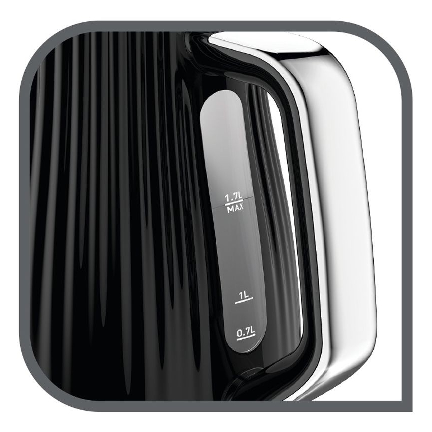 Tefal - Hervidor eléctrico LOFT 1,7 l 2400W/230V negro