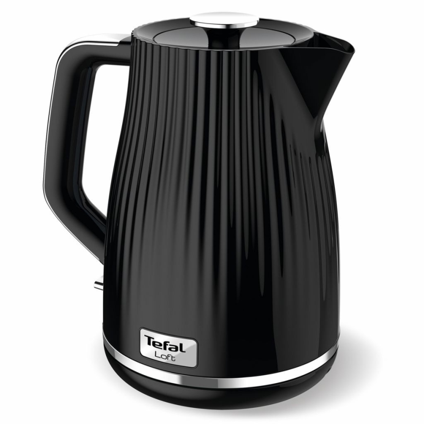 Tefal - Hervidor eléctrico LOFT 1,7 l 2400W/230V negro