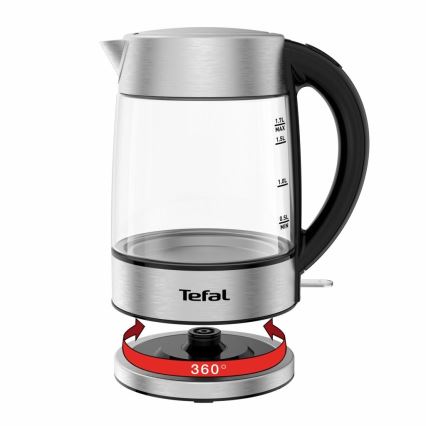 Tefal - Hervidor GLASS 1,7 l  2200W/230V cromo mate