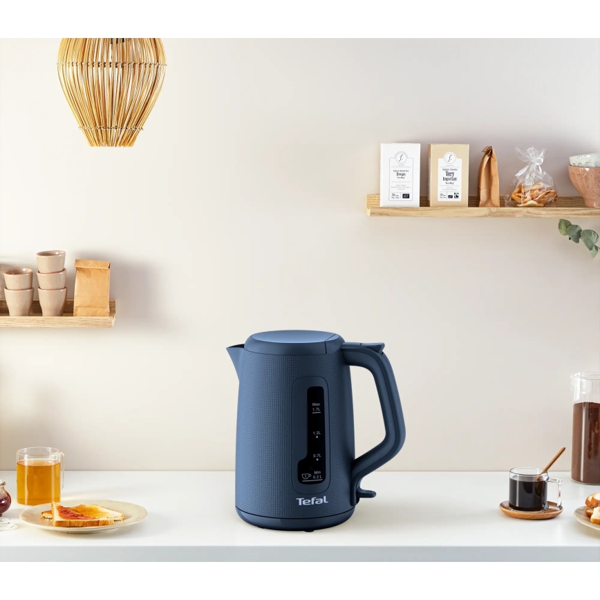 Tefal - Hervidor MORNING 1,7 l 2400W/230V azul