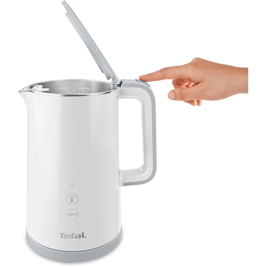 Tefal - Hervidor SENSE 1,5 l 1800W/230V blanco