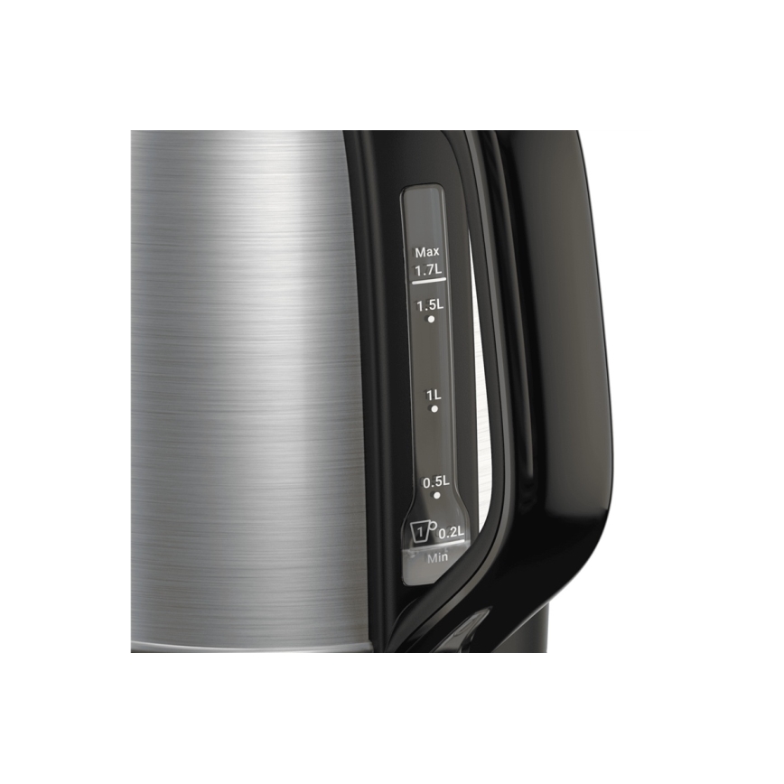 Tefal - Hervidor SUBITO 1,7l 2400W/230V acero inoxidable/negro
