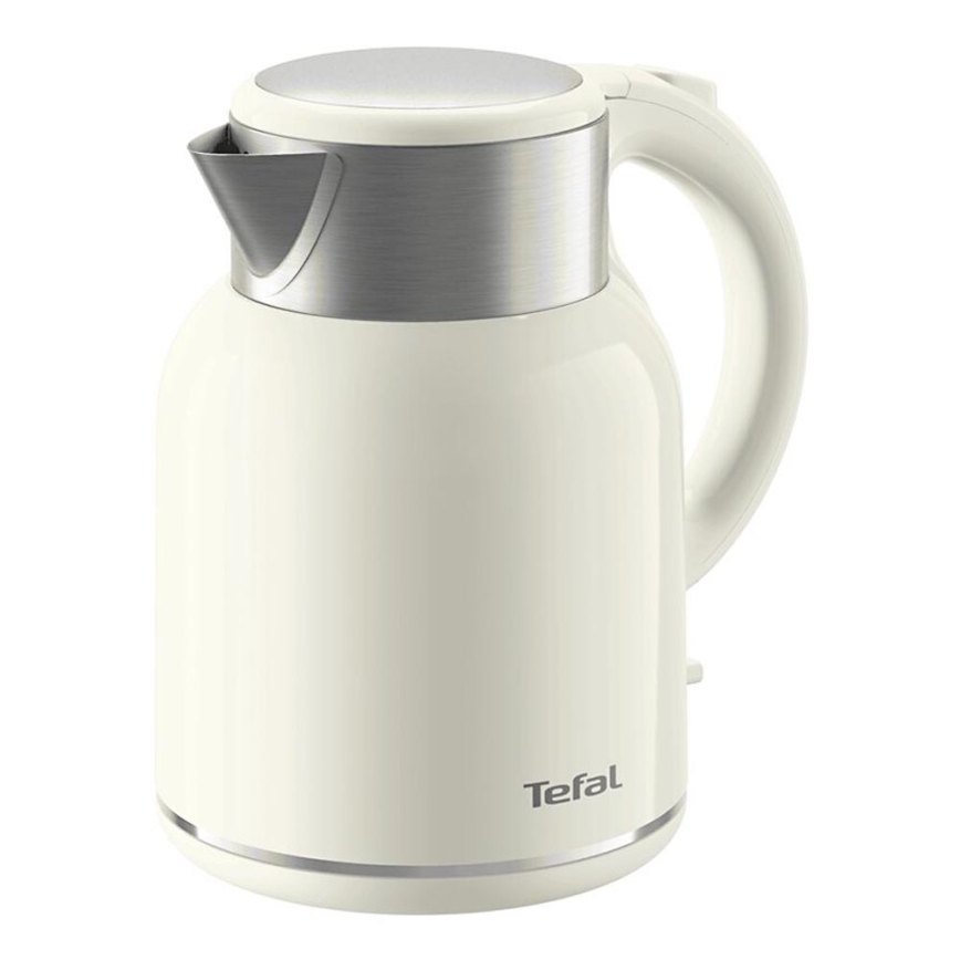 Tefal - Hervidor THERMO PROTECT XL 1,9l 1650W/230V acero inoxidable/blanco