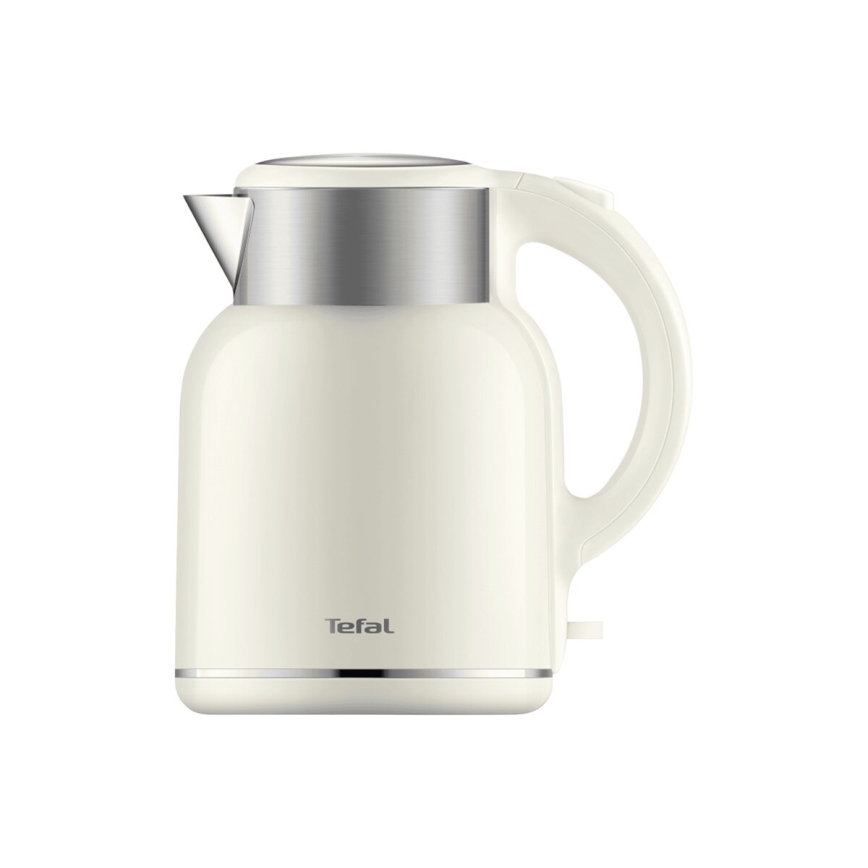 Tefal - Hervidor THERMO PROTECT XL 1,9l 1650W/230V acero inoxidable/blanco