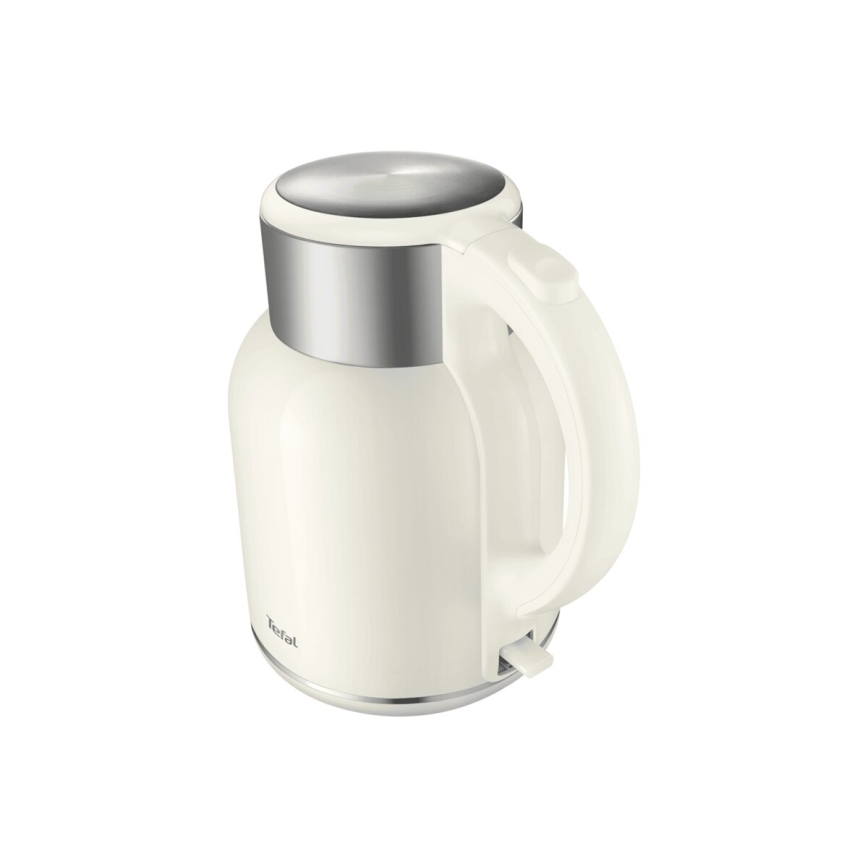 Tefal - Hervidor THERMO PROTECT XL 1,9l 1650W/230V acero inoxidable/blanco