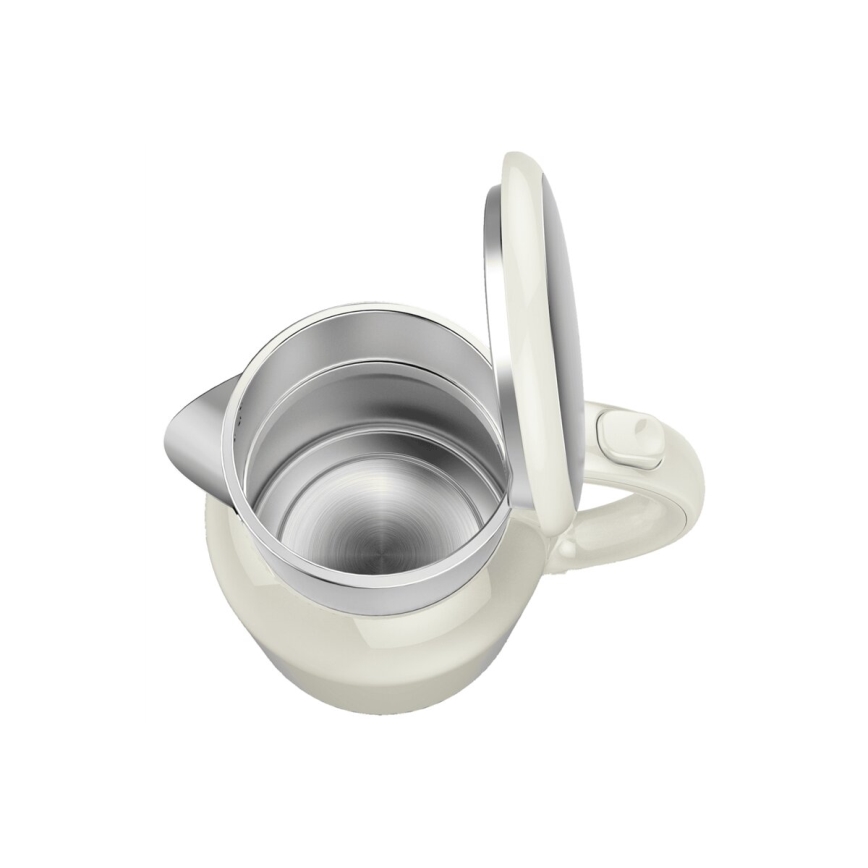 Tefal - Hervidor THERMO PROTECT XL 1,9l 1650W/230V acero inoxidable/blanco