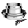 Tefal - Juego de cocina INGENIO COOK de 5 piezas en acero inoxidable