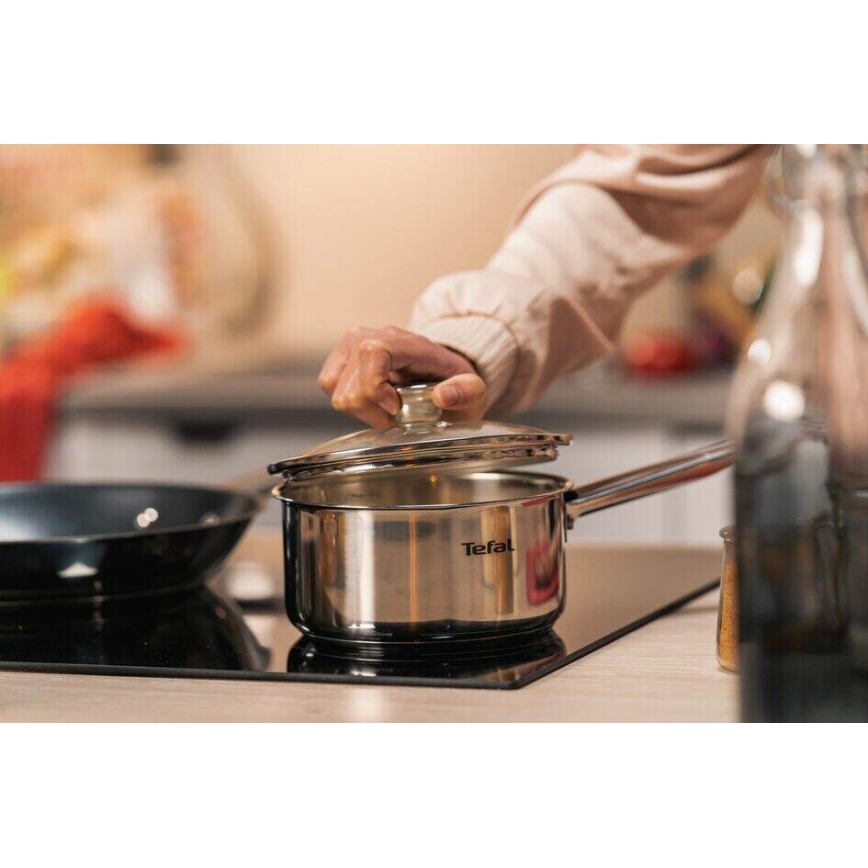 Tefal - Juego de ollas 10 pz COOK EAT acero inoxidable