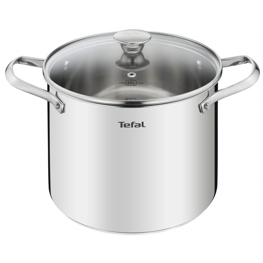 Tefal - Juego de ollas 10 pz COOK EAT acero inoxidable
