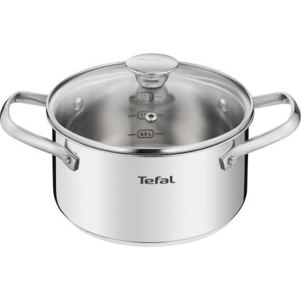 Tefal - Juego de ollas 10 pz COOK EAT acero inoxidable