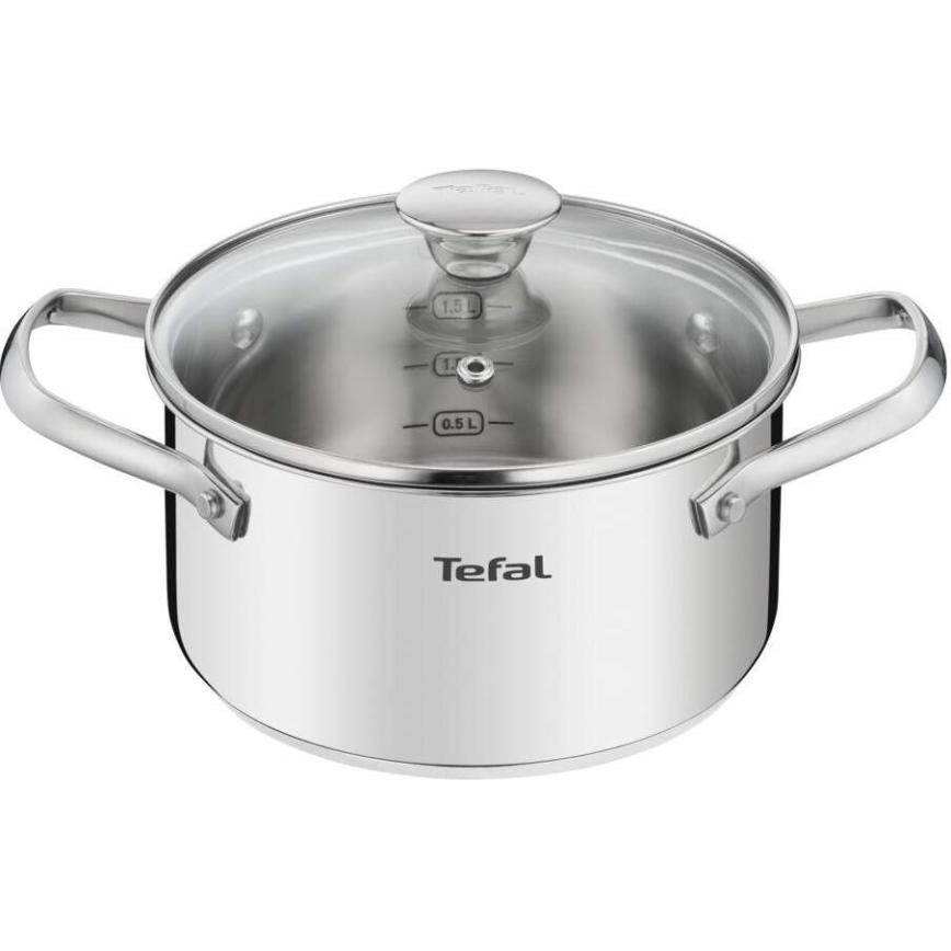 Tefal - Juego de ollas 10 pz COOK EAT acero inoxidable