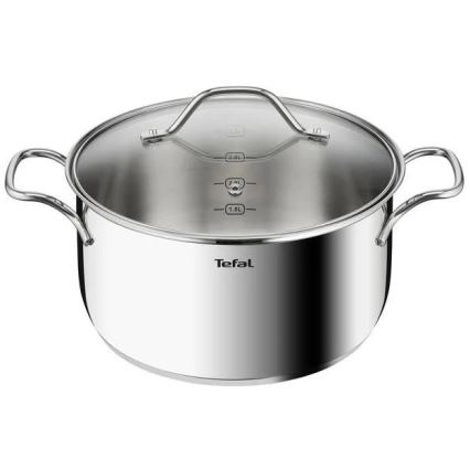 Tefal - Juego de ollas 10 pz INTUITION acero inoxidable