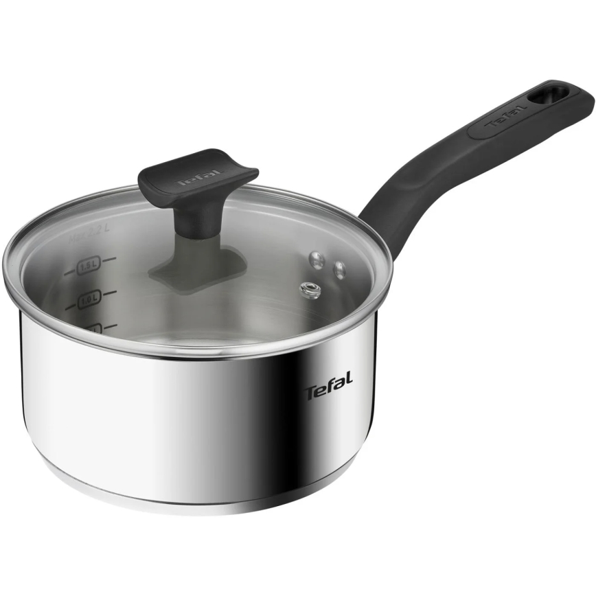 Tefal - Juego de ollas 6 pz DELICIOUS acero inoxidable