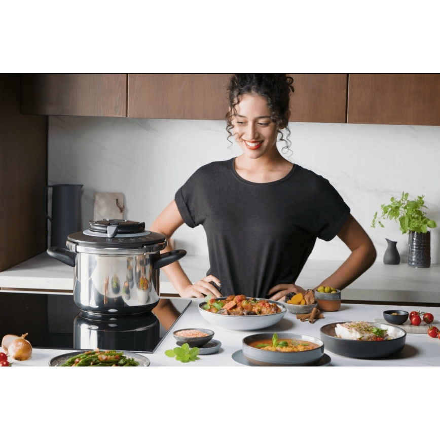 Tefal - Juego de ollas a presión 4,5/6 l CLIPSO CHEF