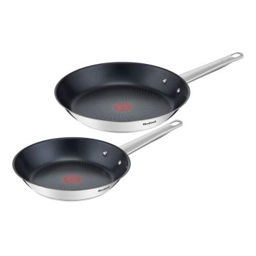 Tefal - Juego de sartenes 2 pz COOK EAT 24/28 cm