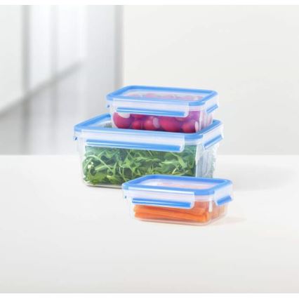 Tefal - Juego de tarros para alimentos 5 pz MASTER SEAL FRESH azul