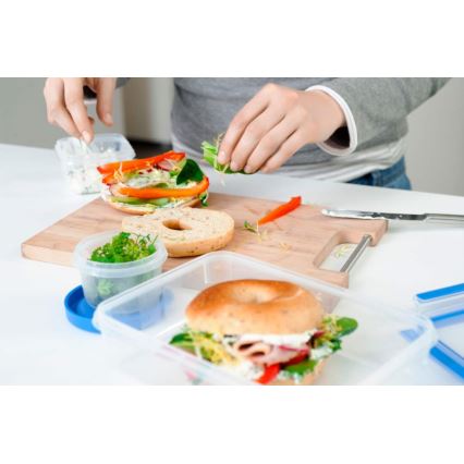 Tefal - Juego de tarros para alimentos 5 pz MASTER SEAL FRESH azul
