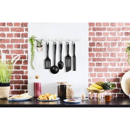 Tefal - Juego de utensilios de cocina 9 pz BIENVENUE negro