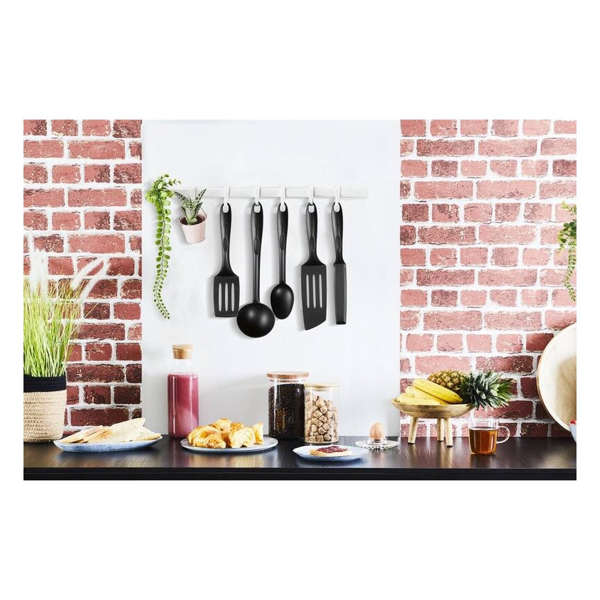Tefal - Juego de utensilios de cocina 9 pz BIENVENUE negro