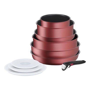 Tefal - Juego de vajilla 10 pz INGENIO DAILY CHEF cobre