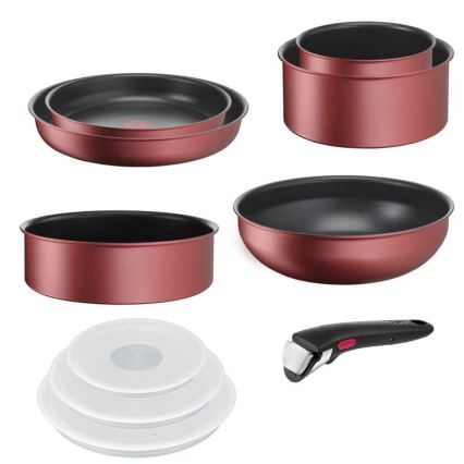 Tefal - Juego de vajilla 10 pz INGENIO DAILY CHEF cobre