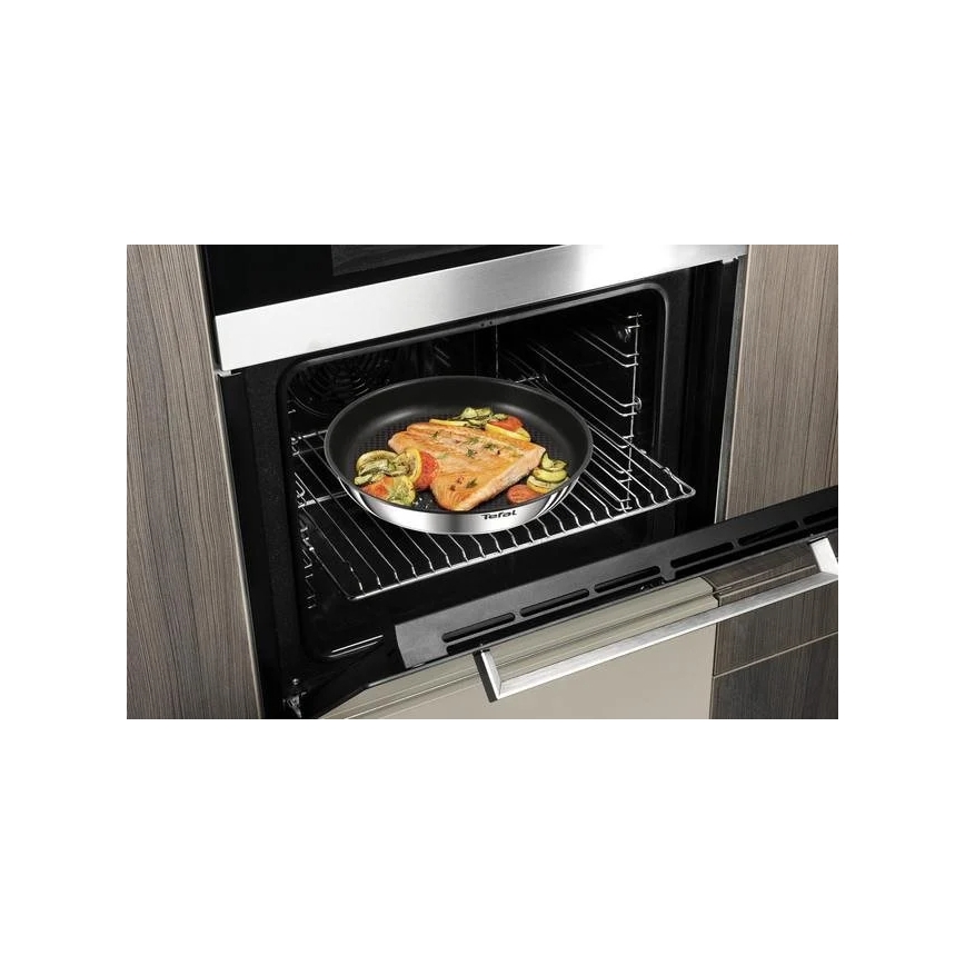 Tefal - Juego de vajilla 10 pz INGENIO EMOTION acero inoxidable
