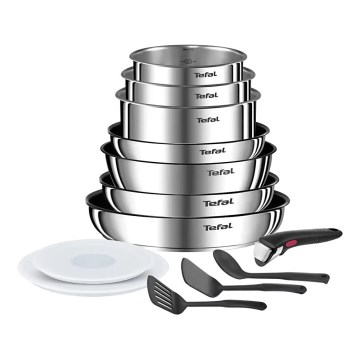 Tefal - Juego de vajilla 13 pz INGENIO EMOTION acero inoxidable