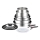Tefal - Juego de vajilla 13 pz INGENIO PREFERENCE ON acero inoxidable