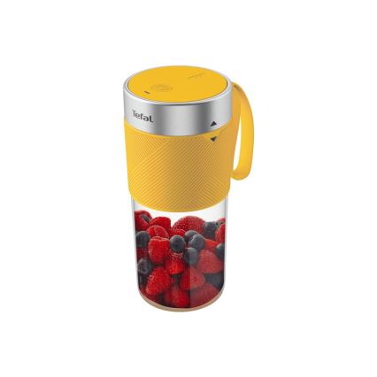 Tefal - Licuadora para batidos BLENDFORCE 50W/5V 1200 mAh amarillo