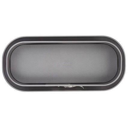Tefal - Molde plegable ovalado para repostería DELIBAKE 30x11 cm rojo