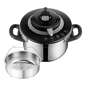 Tefal - Olla a presión 4,5 l CLIPSO+ CHEF acero inoxidable