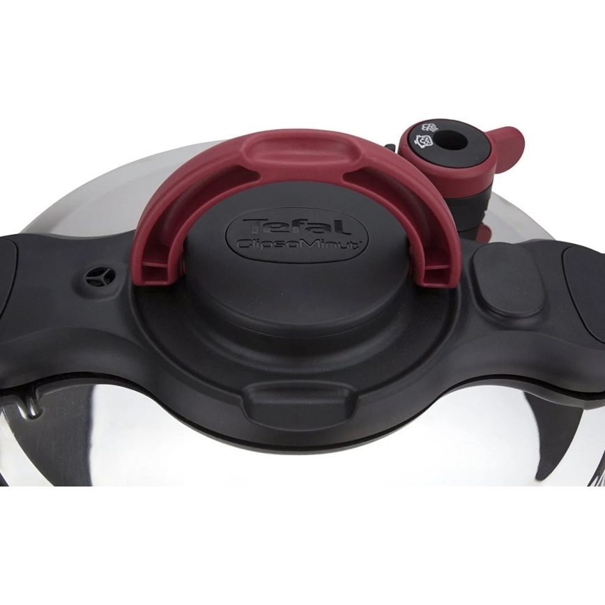 Tefal - Olla a presión 6 l CLIPSO MINUT EASY acero inoxidable