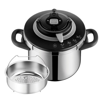 Tefal - Olla a presión 8 l CLIPSO+ CHEF acero inoxidable