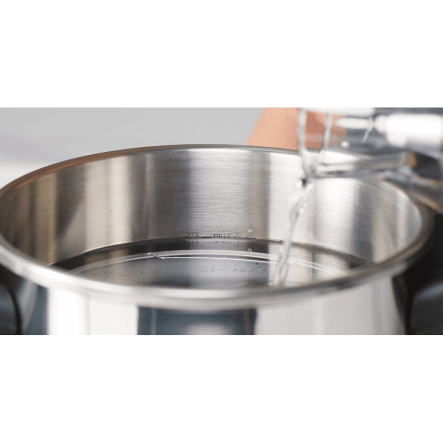 Tefal - Olla a presión 8 l CLIPSO+ CHEF acero inoxidable