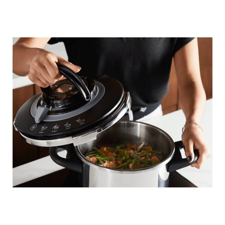 Tefal - Olla a presión 8 l CLIPSO+ CHEF acero inoxidable