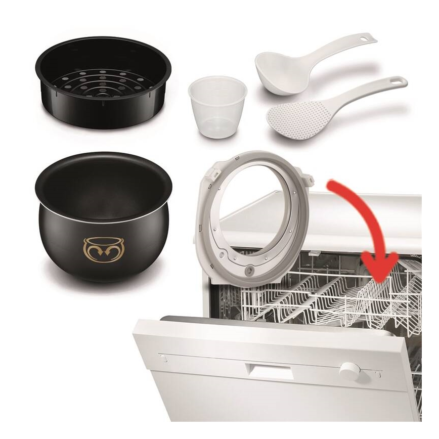 Tefal - Olla eléctrica multifunción FUZZY 750W/230V