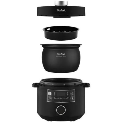 Tefal - Olla eléctrica multifunción TURBO CUISINE 4,8 l 1090W/230V negro