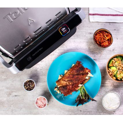 Tefal - Parrilla eléctrica OPTIGRILL ELITE 2000W/230V