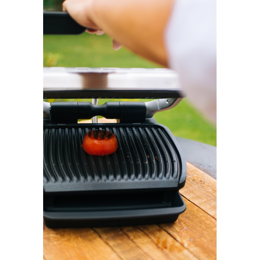 Tefal - Parrilla eléctrica OPTIGRILL ELITE 2000W/230V