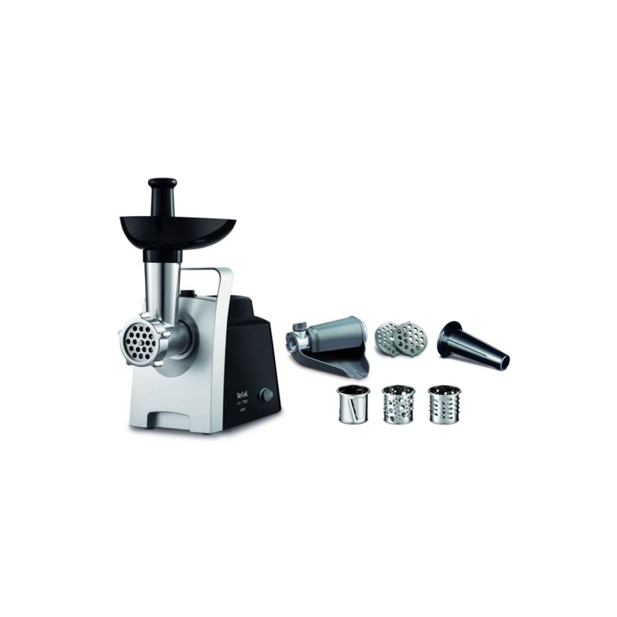 Tefal - Picadora de carne 7en1 1400W/230V negro/plata