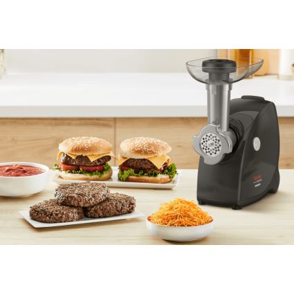 Tefal - Picadora de carne 9en1 2000W/230V negro